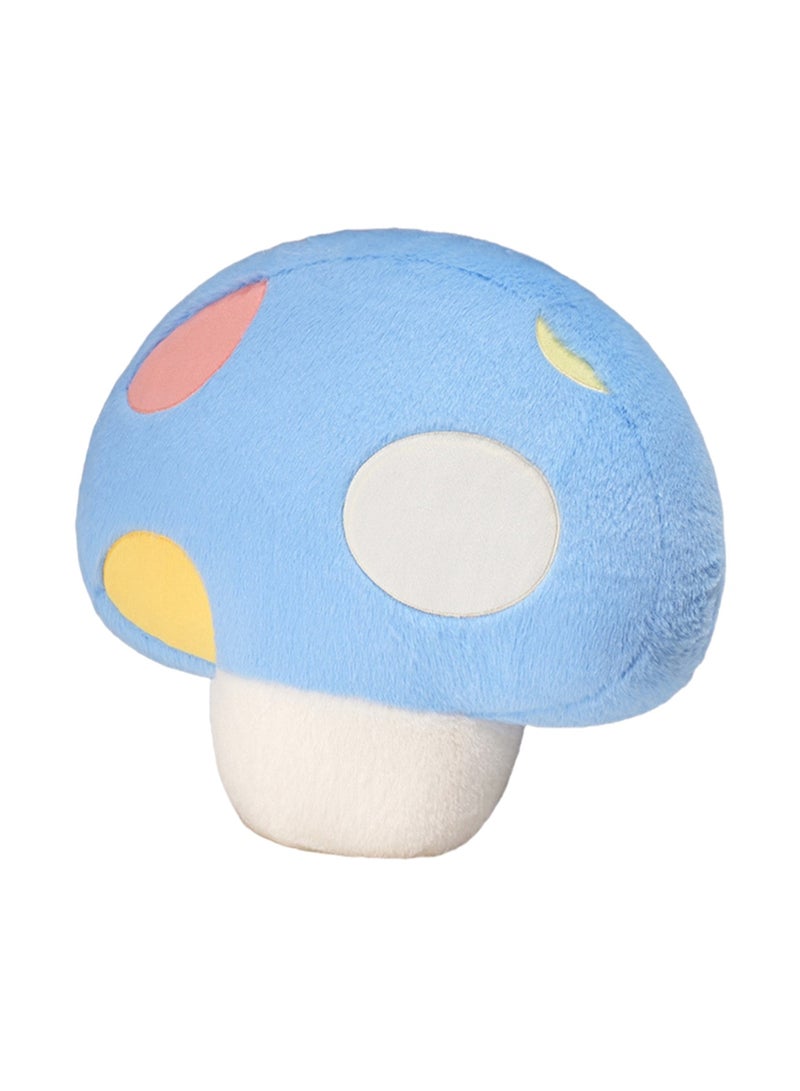 40cm Blue Mushroom Pillow Plush Toy Living Room Sofa Cushion Doll Ornaments | Gift For Children, Friends - Image 1